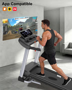 ECHANFIT Heavy Duty Treadmill, 18% Auto Incline, 3.5 HP Motor, 400 LB Capacity