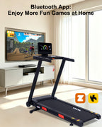 ECHANFIT Auto Incline Treadmill , 20% Incline, 3.0HP, 10 MPH, 18.5" Wide Belt, 350 lbs Capacity, Bluetooth App