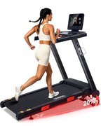 ECHANFIT Auto Incline Treadmill , 20% Incline, 3.0HP, 10 MPH, 18.5" Wide Belt, 350 lbs Capacity, Bluetooth App