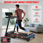 Heavy Duty Treadmill with 20-Level Auto Incline, 0.6-12 MPH, 20" Wide Deck
