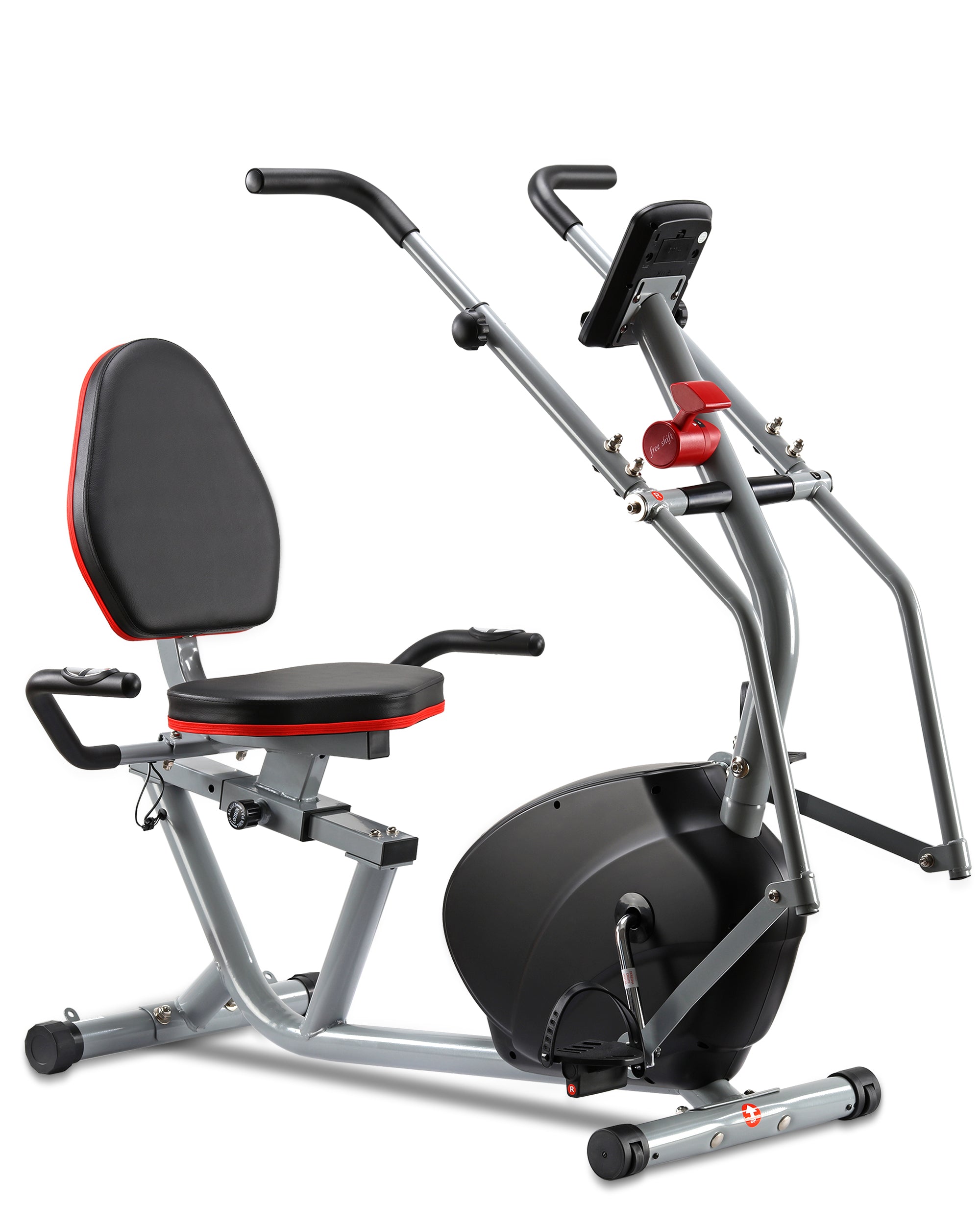 Recumbent Exercise Bike with Arm Exerciser for Home