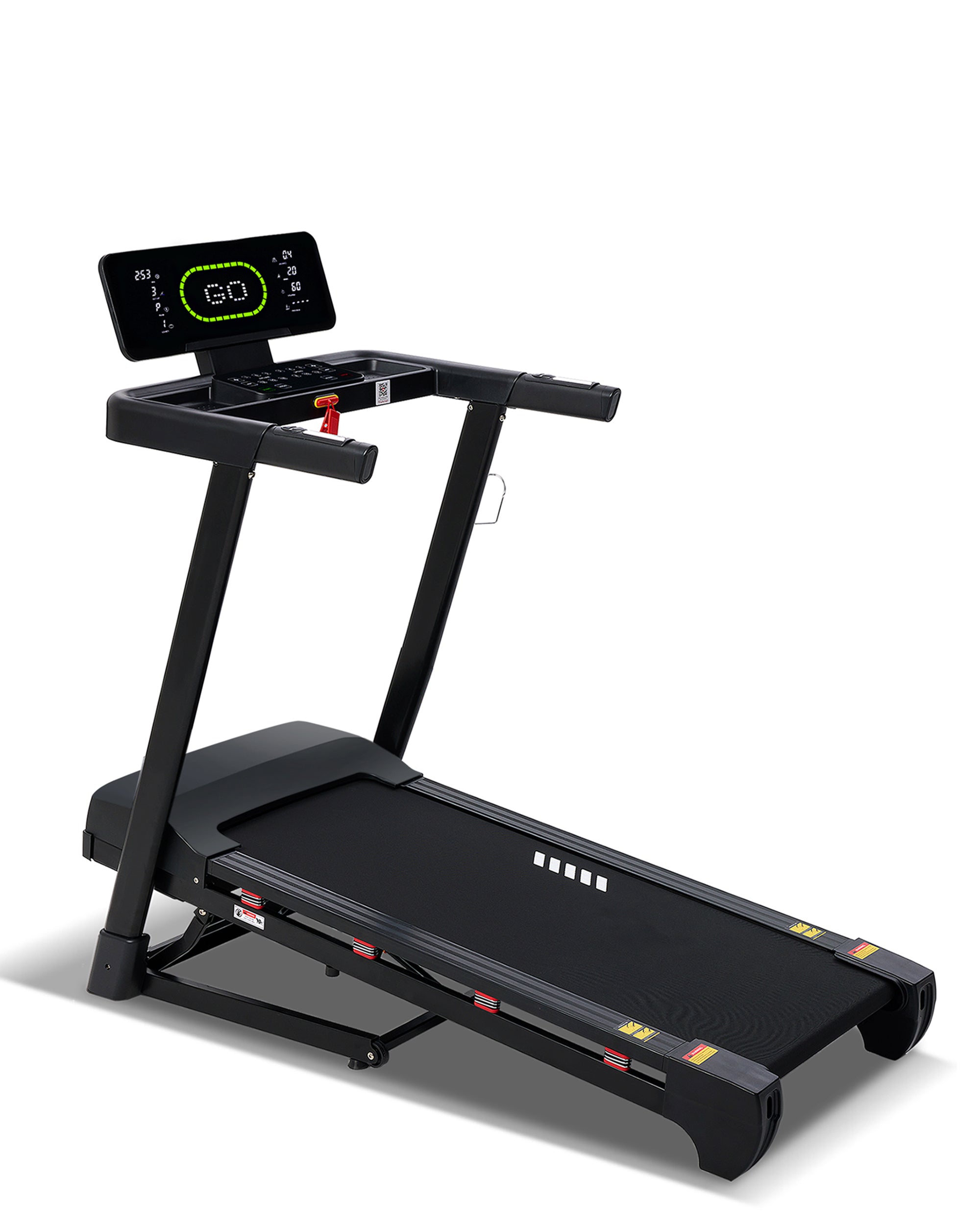 Heavy Duty Treadmill with 20-Level Auto Incline, 0.6-12 MPH, 20" Wide Deck