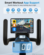 Recumbent Exercise Bike with Bright Backlit Display