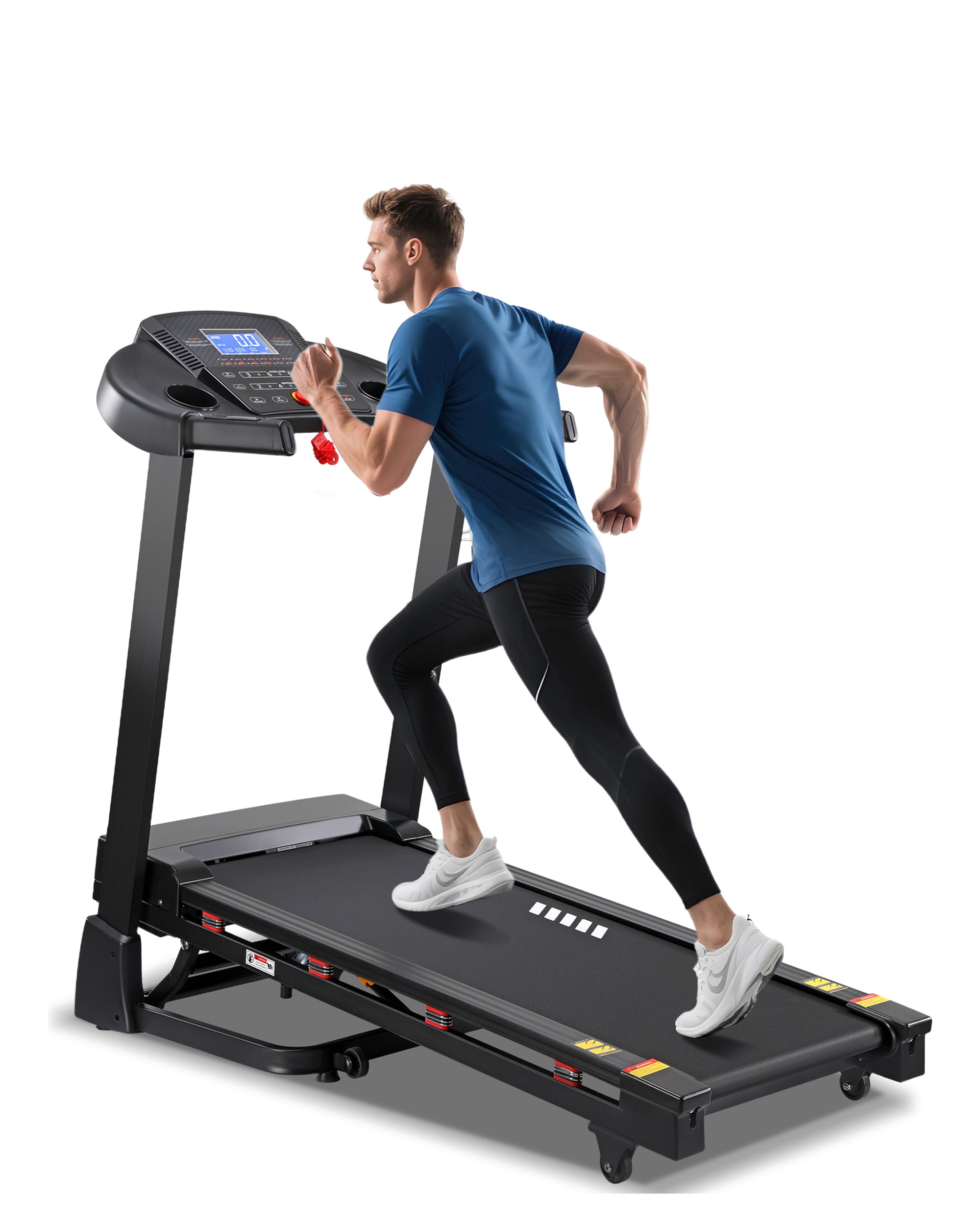 Treadmill with 15-Level Auto Incline, 3.5 HP, 350 LB Capacity, 18.11" Wide Running Belt