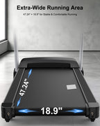 ECHANFIT Heavy Duty Treadmill, 18% Auto Incline, 3.5 HP Motor, 400 LB Capacity